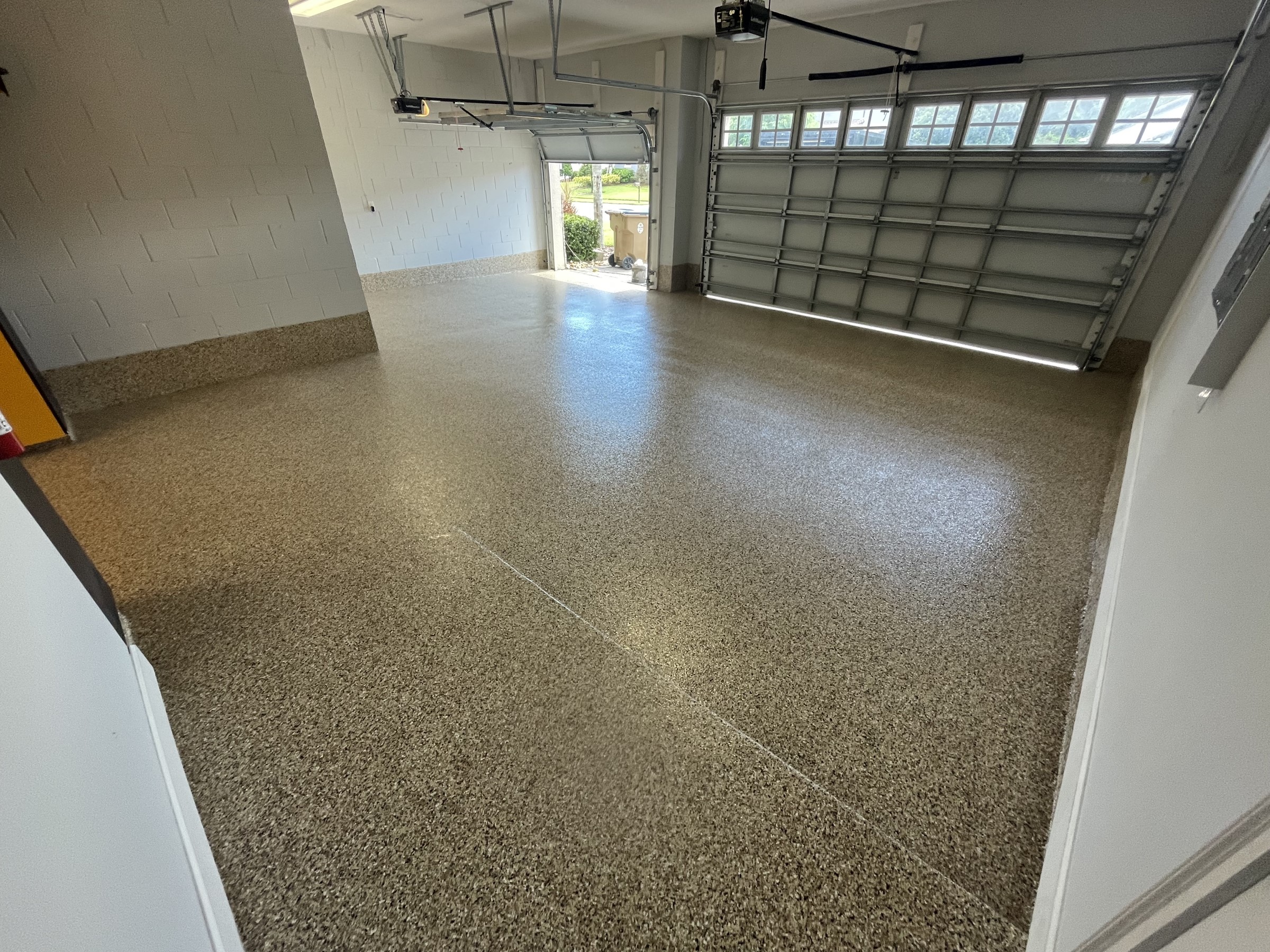 Garage Flooring In Orlando Top Coat Epoxy